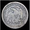 Image 3 : ***Auction Highlight*** 1872-cc Briggs-1A Seated Liberty Quarter 25c Graded F, Fine By SEGS (fc)