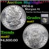 Image 1 : ***Auction Highlight*** 1904-o Morgan Dollar $1 Graded ms67 By SEGS (fc)