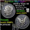 Image 1 : ***Auction Highlight*** 1879-o Vam 10 Morgan Dollar $1 Graded ms63 DMPL By SEGS (fc)