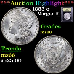***Auction Highlight*** 1883-o Morgan Dollar $1 Graded GEM+ Unc By USCG (fc)