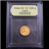 Image 4 : ***Auction Highlight*** 1926-p Gold Indian Quarter Eagle $2 1/2 Graded Select Unc By USCG (fc)