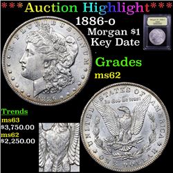 ***Auction Highlight*** 1886-o Morgan Dollar $1 Graded Select Unc By USCG (fc)