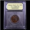 Image 4 : ***Auction Highlight*** 1835 C-1 Classic Head half cent 1/2c Graded Select Unc BN By USCG (fc)