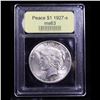 Image 4 : ***Auction Highlight*** 1927-s Peace Dollar $1 Graded Select Unc By USCG (fc)