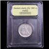 Image 4 : ***Auction Highlight*** 1861-p Seated Liberty Quarter 25c Graded Select Unc By USCG (fc)