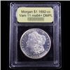 Image 4 : ***Auction Highlight*** 1892-cc Vam 11 R5 Morgan Dollar $1 Graded Choice Unc+ DMPL By USCG (fc)
