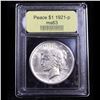 Image 4 : ***Auction Highlight*** 1921-p Peace Dollar $1 Graded Select Unc By USCG (fc)