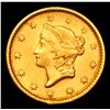 Image 2 : ***Auction Highlight*** 1851 Gold Dollar $1 Graded Select Unc By USCG (fc)