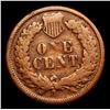 Image 3 : ***Auction Highlight*** 1877 Indian Cent 1c Graded f, fine By USCG (fc)