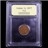 Image 4 : ***Auction Highlight*** 1877 Indian Cent 1c Graded f, fine By USCG (fc)