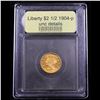 Image 4 : ***Auction Highlight*** 1904-p Gold Liberty Quarter Eagle $2 1/2 Graded Unc Details By USCG (fc)