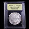 Image 4 : ***Auction Highlight*** 1890-cc vam 9A R6 Morgan Dollar $1 Graded Select Unc By USCG (fc)