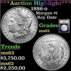 ***Auction Highlight*** 1886-o Morgan Dollar $1 Graded Select Unc By USCG (fc)