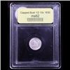 Image 4 : ***Auction Highlight*** 1830 Capped Bust Half Dime 1/2 10c Graded Select Unc By USCG (fc)