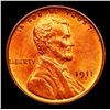 Image 2 : ***Auction Highlight*** 1911-s Lincoln Cent 1c Graded GEM+ Unc RB By USCG (fc)
