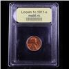 Image 4 : ***Auction Highlight*** 1911-s Lincoln Cent 1c Graded GEM+ Unc RB By USCG (fc)