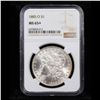 Image 2 : NGC 1885-o Morgan Dollar $1 Graded ms65+ By NGC