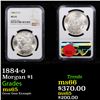 Image 1 : NGC 1884-o Morgan Dollar $1 Graded ms65 By NGC