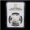 Image 2 : NGC 1880-s Morgan Dollar $1 Graded ms64 By NGC