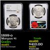Image 1 : NGC 1899-o Morgan Dollar $1 Graded ms65 By NGC