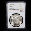 Image 2 : NGC 1899-o Morgan Dollar $1 Graded ms65 By NGC