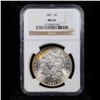 Image 4 : 1887-p Morgan Dollar $1 Graded ms65 By NGC