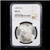 Image 2 : NGC 1879-s Morgan Dollar $1 Graded ms65 By NGC