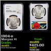 Image 1 : NGC 1904-o Morgan Dollar $1 Graded ms65 By NGC