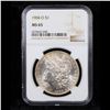 Image 2 : NGC 1904-o Morgan Dollar $1 Graded ms65 By NGC
