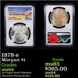 NGC 1878-s Morgan Dollar $1 Graded ms64 By NGC