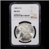 Image 2 : NGC 1885-o Morgan Dollar $1 Graded ms65+ By NGC