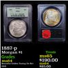 Image 1 : PCGS 1887-p Morgan Dollar $1 Graded ms64 By PCGS