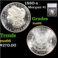1880-s Morgan Dollar $1 Graded ms66 By SEGS