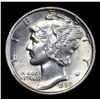Image 2 : 1930-s Mercury Dime 10c Grades Unc Details