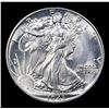 Image 2 : 1943-p Walking Liberty Half Dollar 50c Grades GEM+ Unc