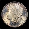 Image 2 : 1880-s Colorfully Toned Morgan Dollar $1 Grades GEM Unc