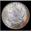 Image 2 : 1884-o/o Rainbow Toned vam 13 I2 R5 Morgan Dollar $1 Grades Select+ Unc