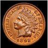 Image 2 : 1892 Indian Cent 1c Grades Choice Unc BN