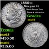 Image 1 : 1880-o Morgan Dollar $1 Grades Select Unc