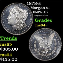 1878-s Morgan Dollar $1 Grades Choice+ Unc