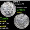Image 1 : 1890-o Morgan Dollar $1 Grades Select+ Unc