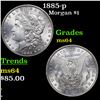 Image 1 : 1885-p Morgan Dollar $1 Grades Choice Unc