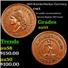 Image 1 : 1863 Knickerbocker Currency Civil War Token 1c Grades Select AU