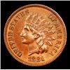 Image 2 : 1881 Indian Cent 1c Grades Choice AU/BU Slider+