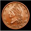 Image 2 : 1863 Liberty Cap Civil War Token 1c Grades Choice AU/BU Slider