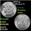 Image 1 : 1921-p Morgan Dollar $1 Grades Choice+ Unc