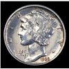 Image 2 : 1928-p Mercury Dime 10c Grades Unc Details FSB