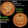 Image 1 : 1904 Indian Cent 1c Grades Choice Unc BN