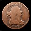 Image 2 : 1807 Draped Bust Half Cent 1/2c Grades vg+