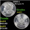 Image 1 : 1880-s Morgan Dollar $1 Grades Select+ Unc